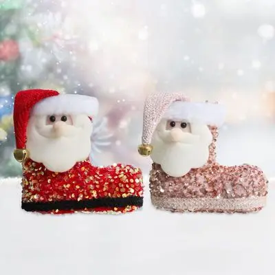 2021 Christmas Stocking Decoration Pendant Candy Boots Creative Gift Bag Small Boots Gift Bag Trinket Christmas Candy Boots