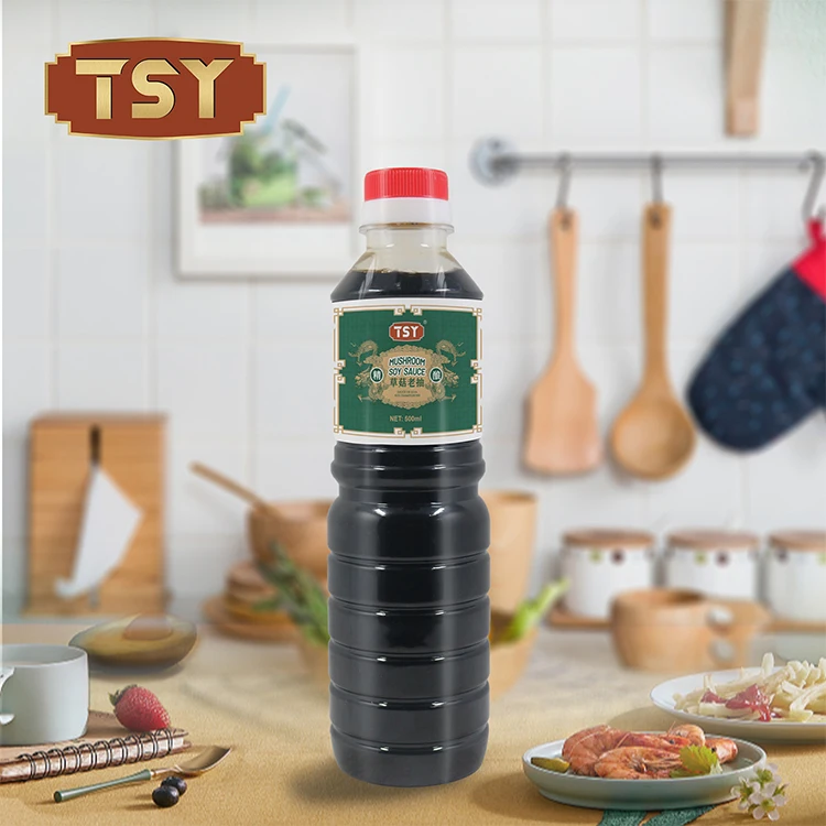 Factory Supply Custom Soya Sauce Supermarket Mushroom Soy Sauce For Cooking