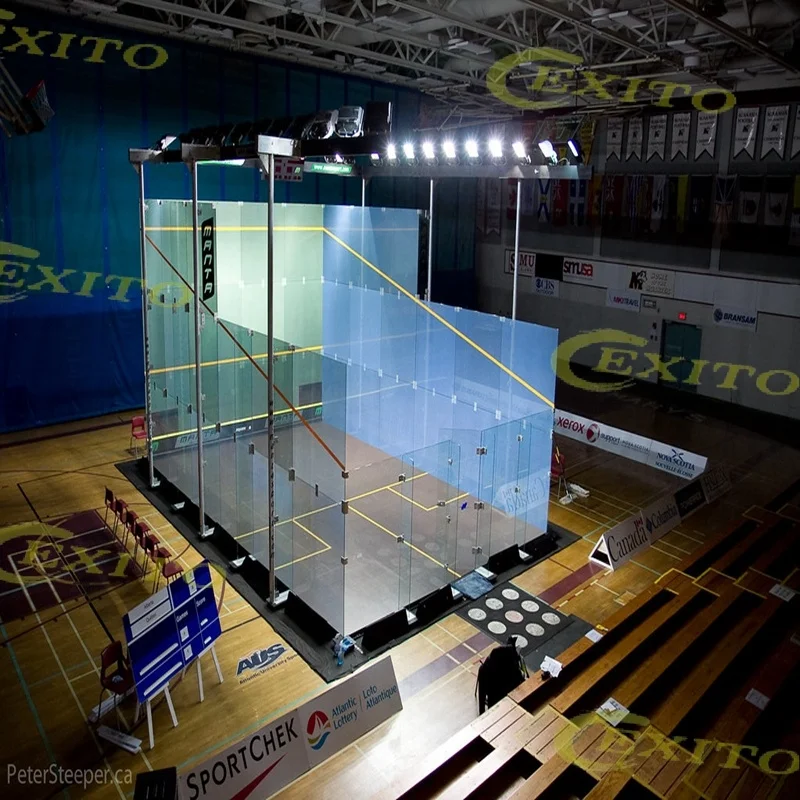 EXITO Most Popular Squash Court Single Squash Court Double Squash Court for Sale