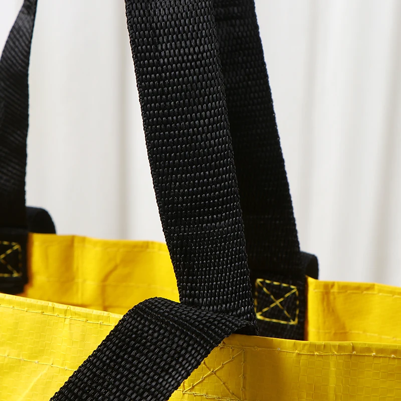 Custom Pattern Eco-Friendly Durable Reusable Shopping Bags Fabric Laminated PP Woven Screen Daily Usage Gift Travel Bag Custom
