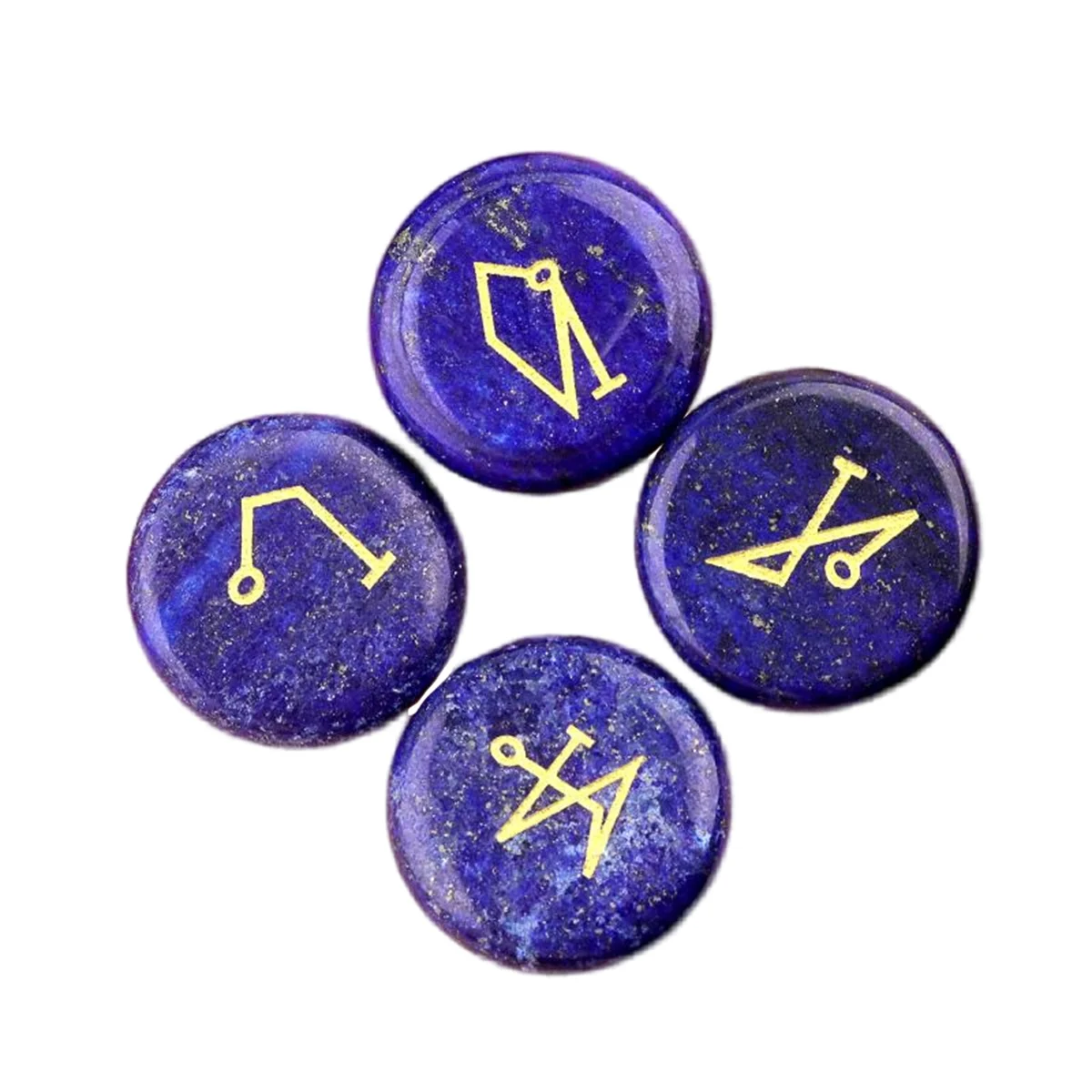 China Manufacturing Hand Carved Mini Obsidian  Carvings Crystal Four Angel Symbols Ornament For Decoration