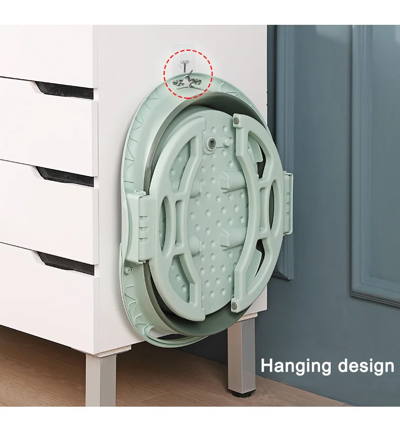 
New model fashion custom design Green massage foot bath barrel Folding foot bath barrel Hanging foot bath barrel 