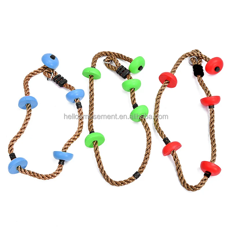 Children Indoor Outdoor Climbing Rope Tree Swings Seat Disc Set Accessories Autism Swing Sensory Swing for Wholesale