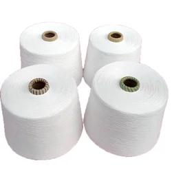 Combed Compact Siro Spinning 21s 65/35 Polyester/Cotton Raw White For Bleaching And Dyeing Yarn Knitting And Weaving Yarn