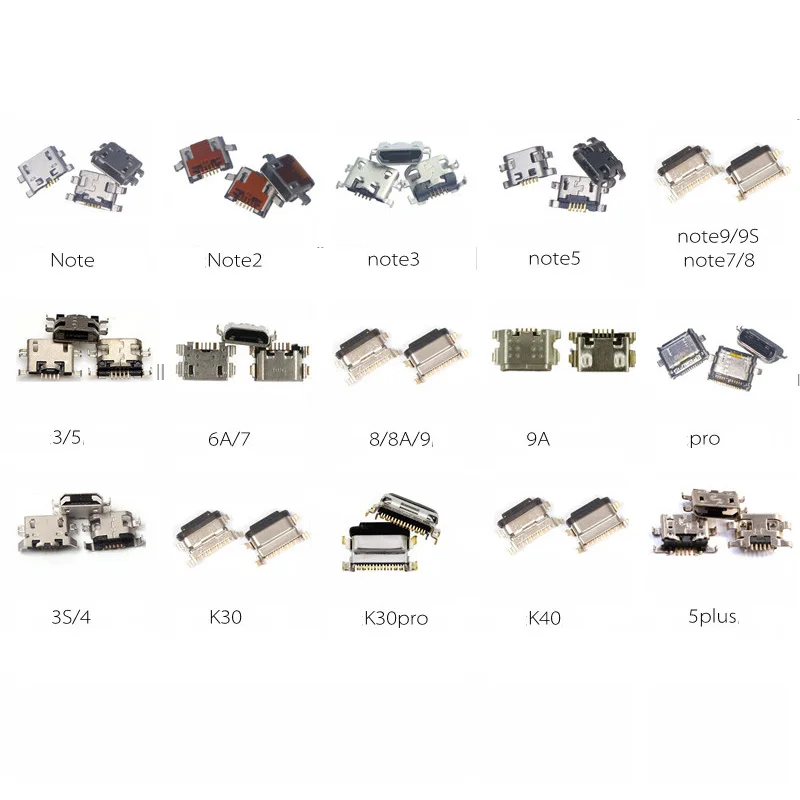 OEM USB DC Charger Port Dock Charging Connector Jack For Different Brands Model Replacement Charging Port Cell Phone Parts