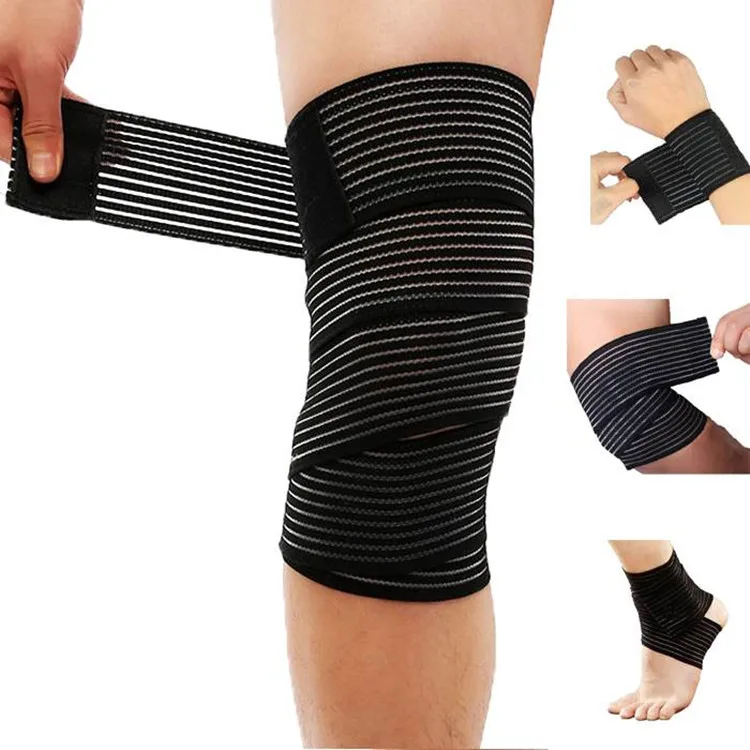 High-quality fitness body protection joint winding line elbow and knee pads heavy-duty knee pads