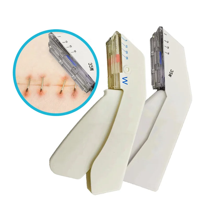Medical Surgical Wound Closure Medical Disposable Skin Stapler 35W And Remover