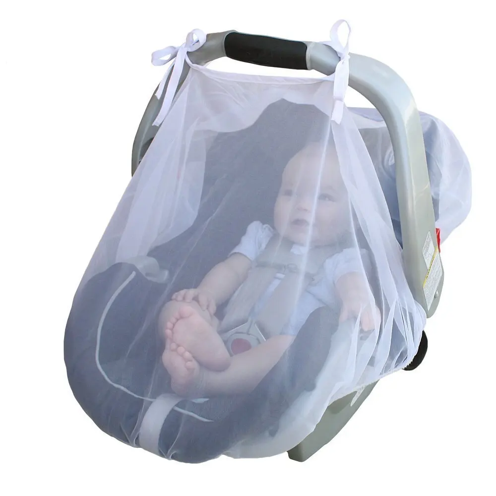 Amazon AliExpress Super Dense Mesh Baby Car Hood Anti Mosquito Breathable Cool Encryption Soft Baby Car seat cover