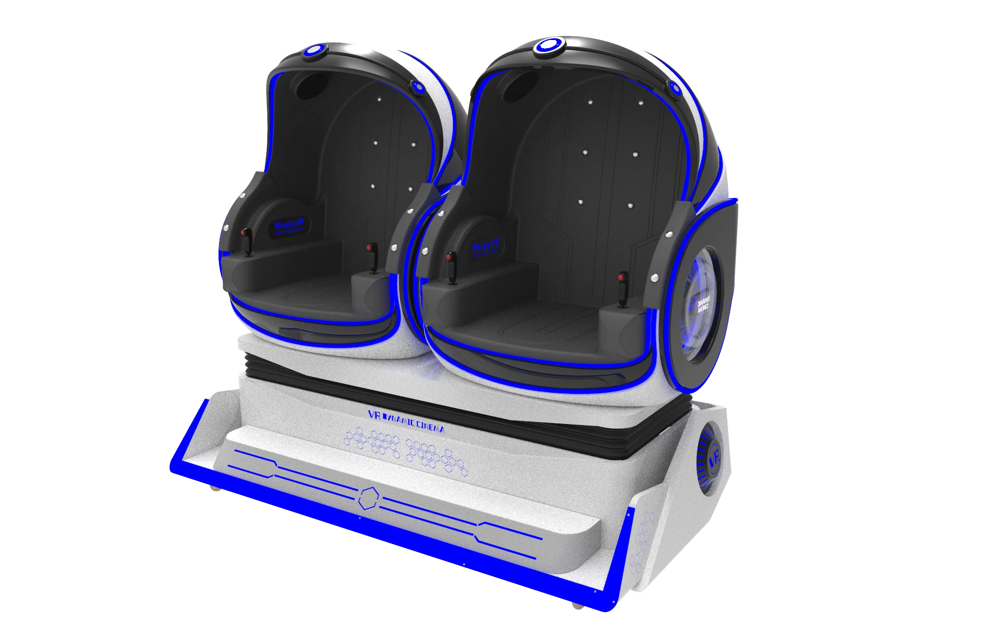 ShallxR Virtual simulator 9d Cinema Vr Roller Coaster Chair 9dvr Electric egg chair 9d vr flight simulator