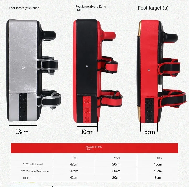 Professional Training Pu Leather Boxing Kicking Target Muay Thai Kick Pads Shields