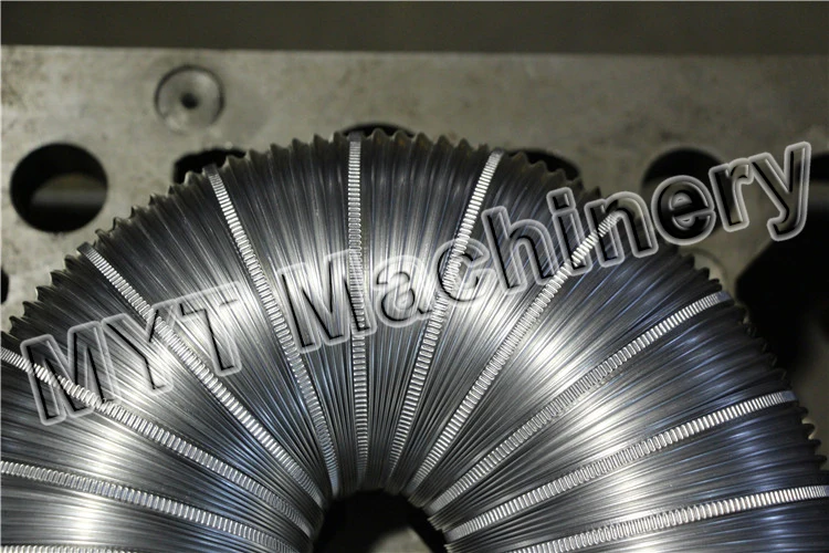 MYT Shanghai Hvac Fire Resistant Insulated Pvc Flexible Aluminum Duct Making Forming Machine For Air Conditioning Ventilation