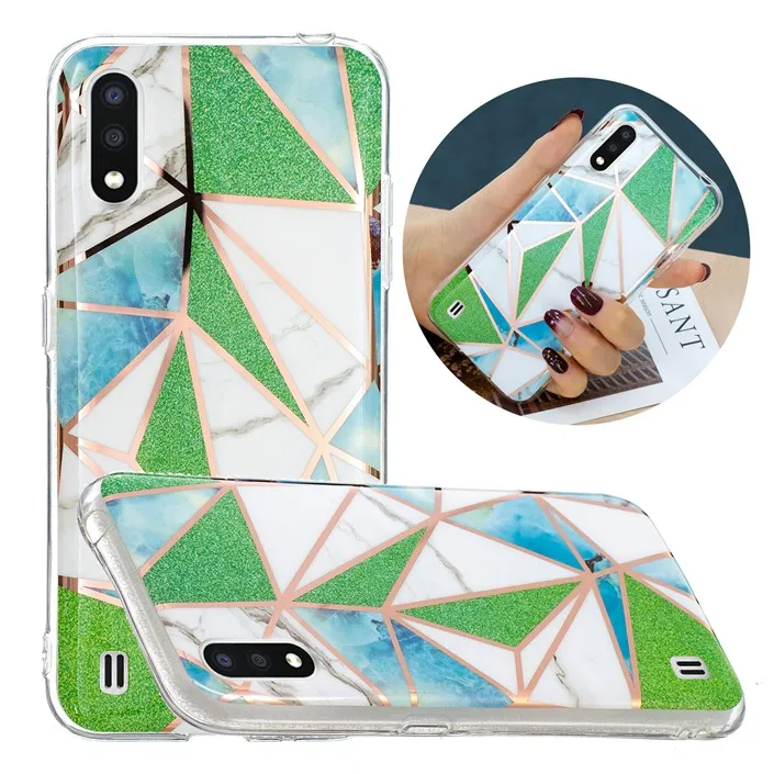 Plating Marble Soft TPU IMD Case For Huawei P40 Lite Y5 Y6 Y7 2019 P20 Lite P30 Pro Phone Cases Skin Cover Back Coque