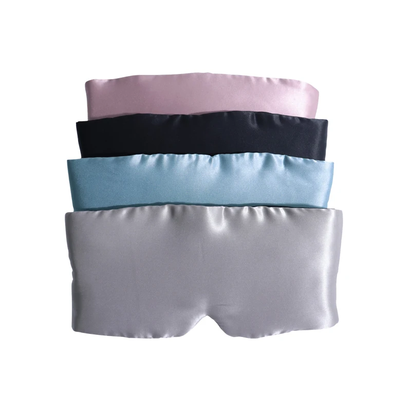 Custom Luxurious Silk Eyemask With package Bag Experience The Ultimate Sleep Comfort With A Silk Eye Mask