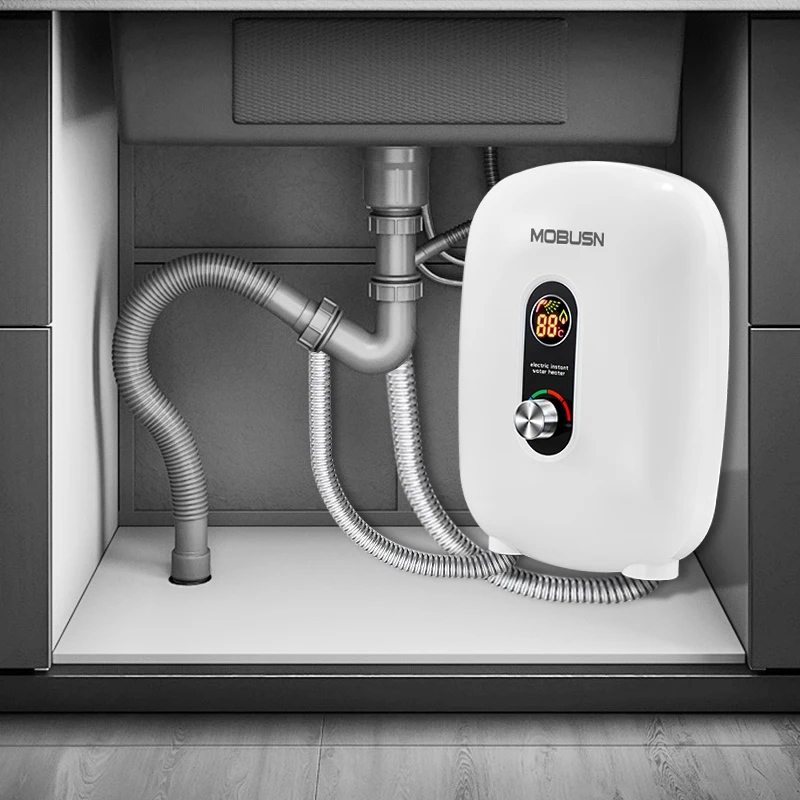 Small Size tankless Water Heater New Design constant temperature CE ROHS Certified 3.5KW to 6.5kw instant electric water heater