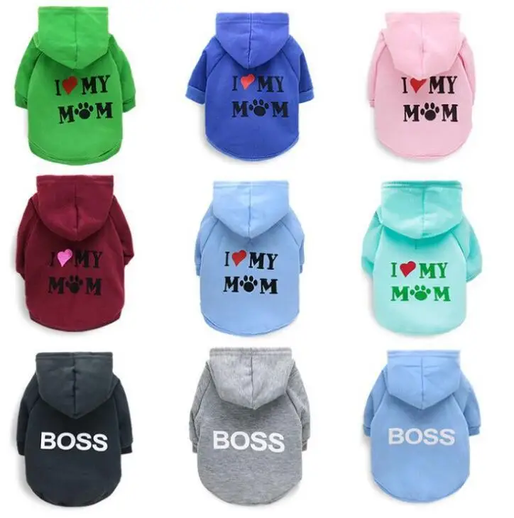 2021 Top Selling Dog Clothes Fashion Dog sport hoodie French bulldog Clothes dog jean jackets