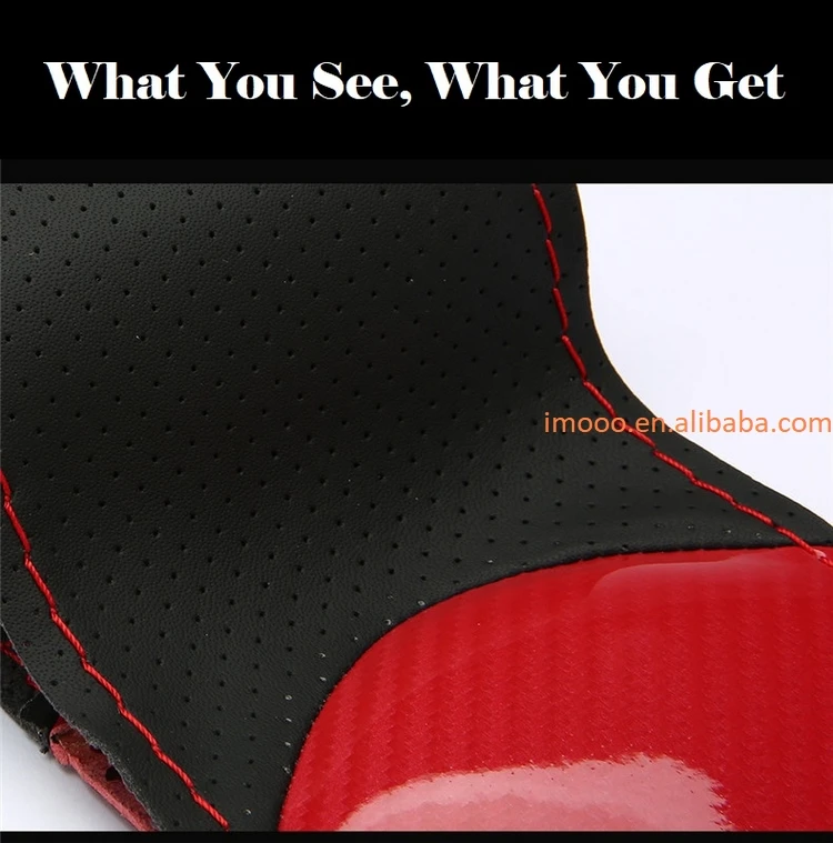 Кожаная оплётка для руля из углеродного волокна