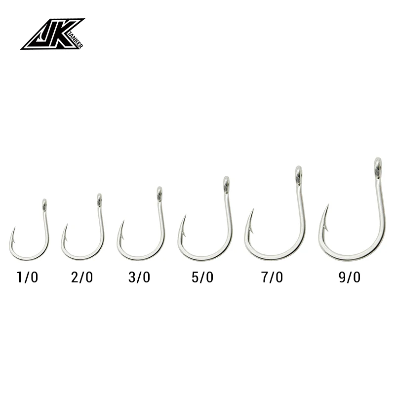 Hot Selling JK 4X Strong Heavy Duty Special Assist Hook Rust-Resist Coating With circle ring Saltwater Fishing Hooks