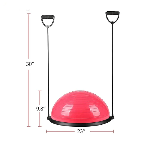 Hot Sale Gymnastic Ball for Balance Ball Workout Stability Trainer Speed Yoga Half Ball with Rope