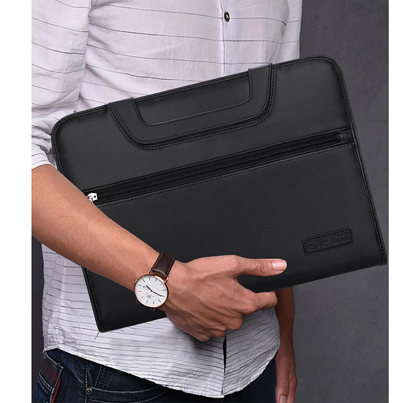 Best Selling Customize Size Color School Office Home Fireproof Waterproof Document File Envelop Laptop Bag