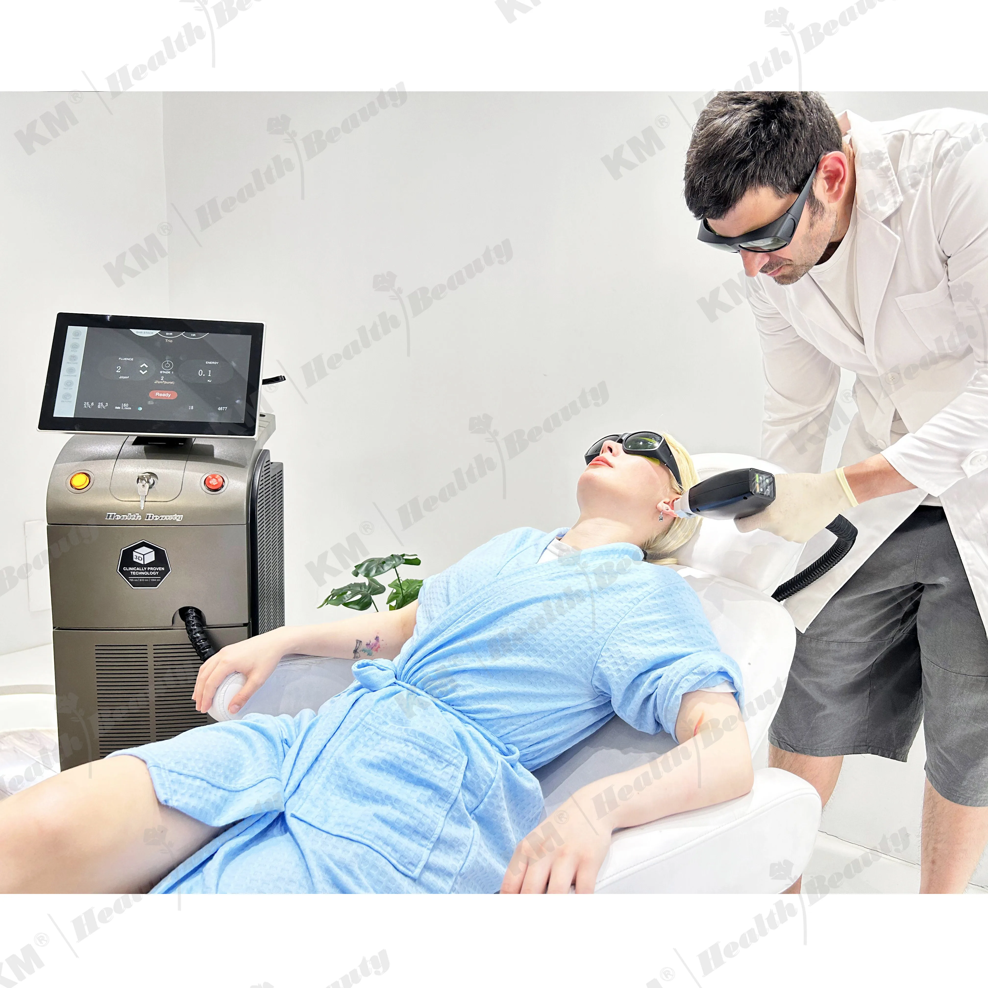 Weifang KM Diode Laser hair removal Ice Speed 755nm 808nm 1064nm permanent 808 diode hair removal laser diode laser 755 808 1064