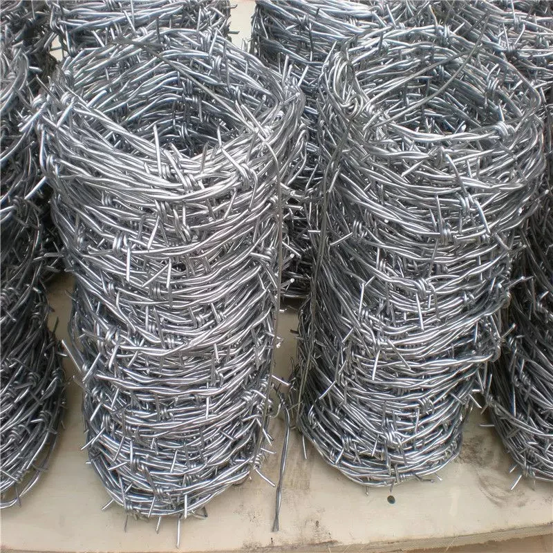 1.6mm 500m 25kgs/roll Arame farpado Security Hot Dipped Galvanized Barbed Wire for Brazil