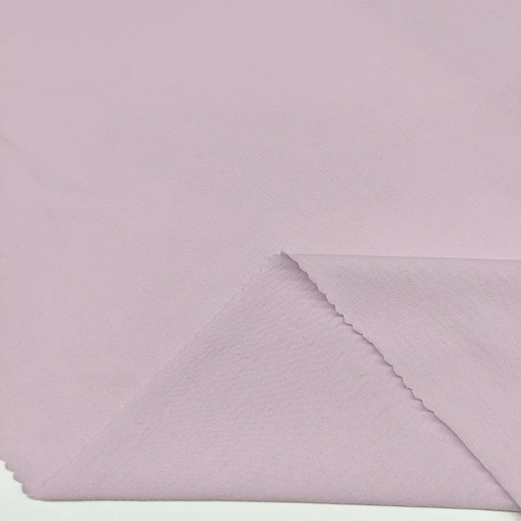 Eco Friendly Recycle Polyester Organic Cotton Knit Single Jersey Tshirt Fabric