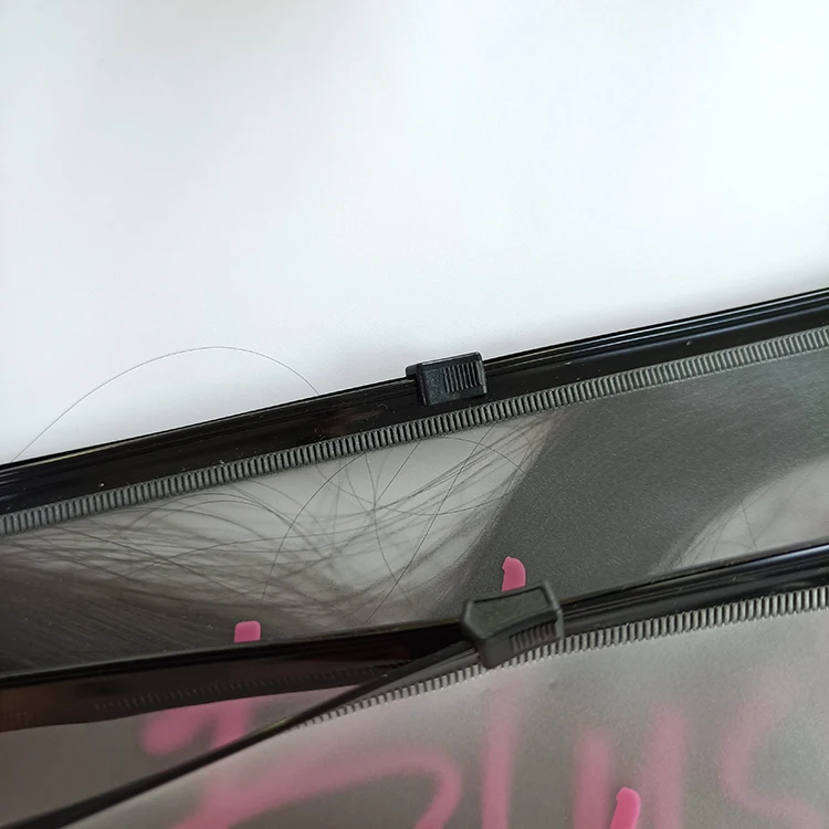 Custom LOGO Printed High Quality Clear Pvc Wig Bags Hair Extensions Packing Bag PVC Zip Plastic for Packaging