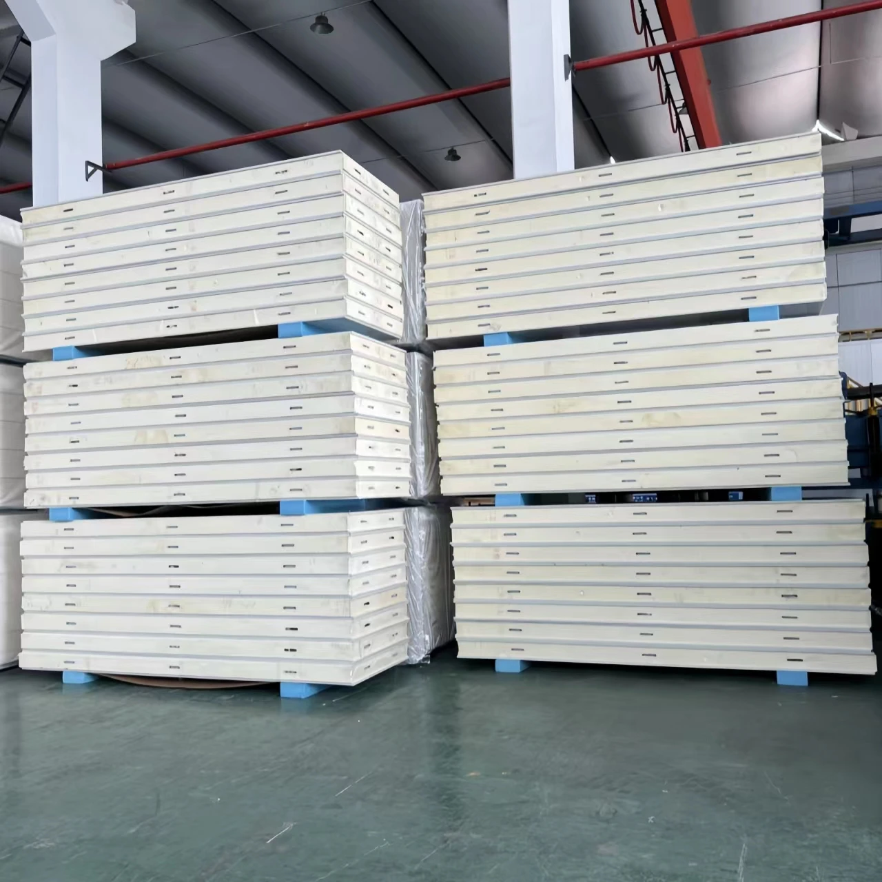 Handmade Pharmacy Hospital Cleaning Refrigerator Panel Automatic Lines for Walls Ceilings Type Insulation Board Sandwich Panels