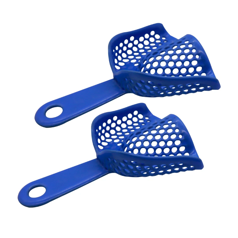 Wholesale Dental Steel Plastic Autoclave Impression Tray Custom Private Logo Silicone Teeth Mold Kit Clinic Hospital Use