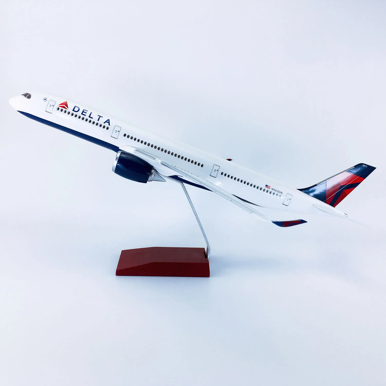 47 см 1:144 масштаб Аэробус 350-900 самолет Дельта авиа модель самолета