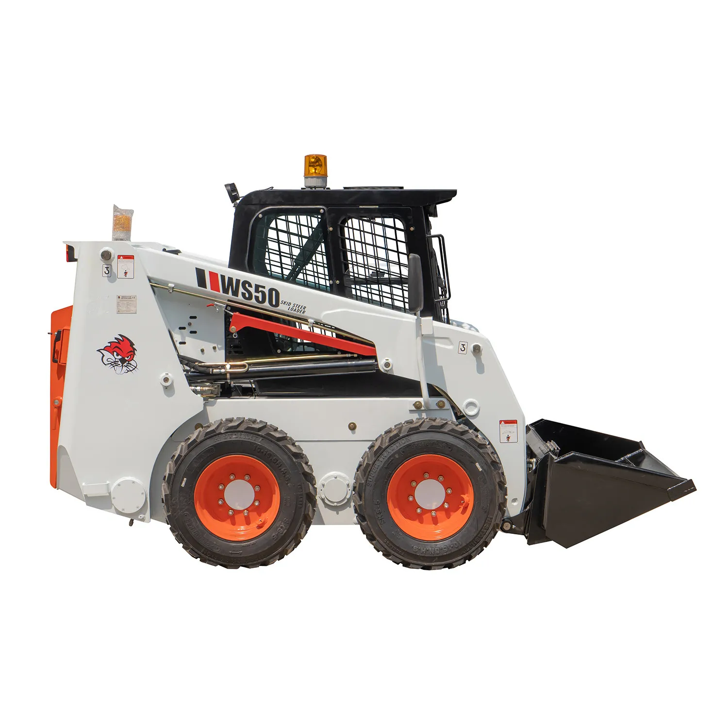 4 in 1 Bucket Skid Steer Loader WS50 for Material Handling Versatile Loader for retail