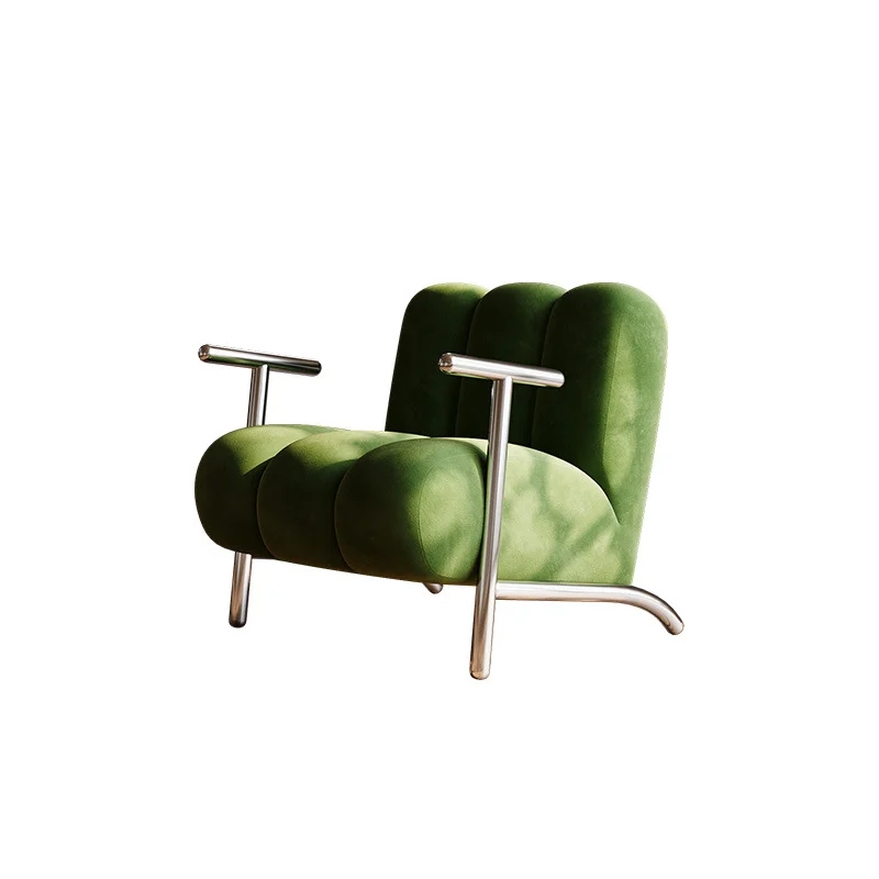 Nordic Single Sofa Chair Velvet Accent Chair new lazy chair for Bedroom Living Room Dining Outdoor Hotel Apartment Use