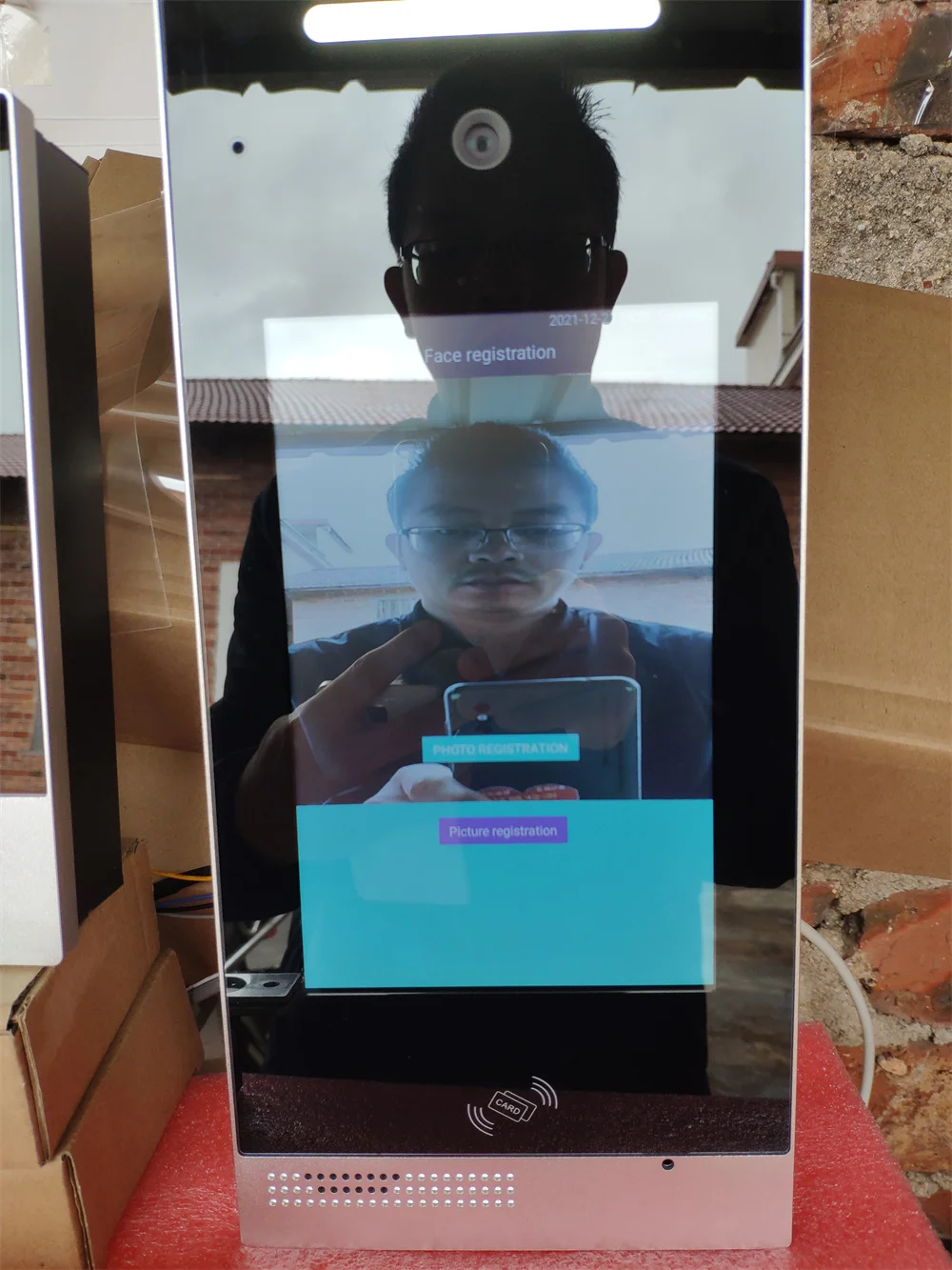 8 Inch Touch Screen Aluminum Alloy Front Panel Tuya Smart 1080P TCP/IP Video Door Phone for Max 9999 Apartments Informe Dicom