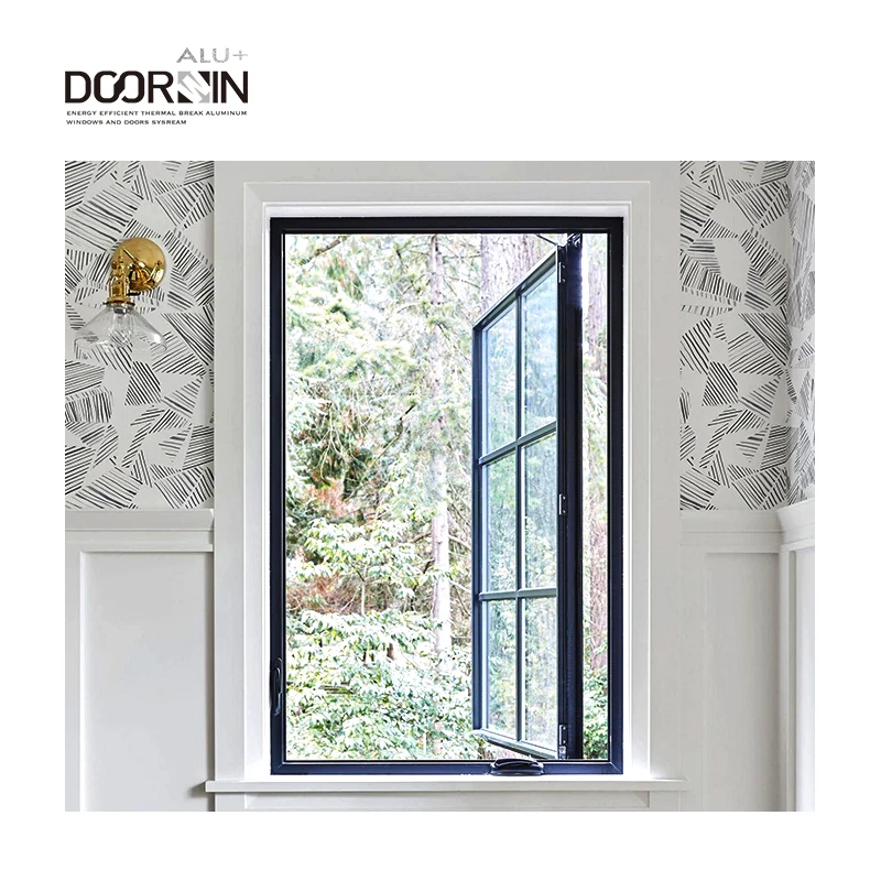 Double Glazed Casement Windows For Houses Save Energy Hurricane Impact Grid Design Aluminum Crank Out Windows