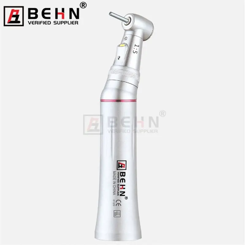 BEHN Dental LED generator electric handpiece 1:5 tip increasing contra angle handpiece inner water/Dental handpiece air turbine