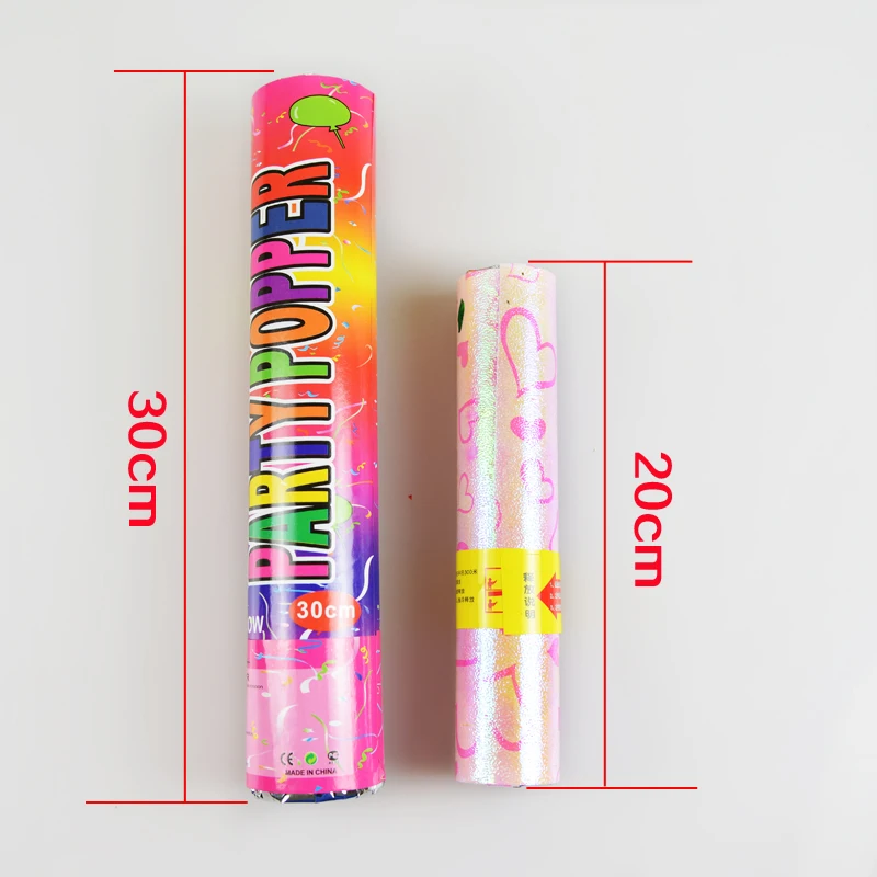 30 см, Лидер продаж, высокое качество, заводская цена, ручной фейерверк, пушка с конфетти