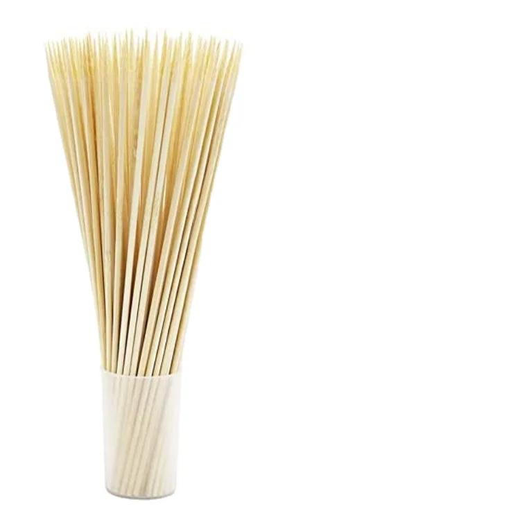 Factory Custom restaurant vegetable stick sharpen bamboo skewer stick