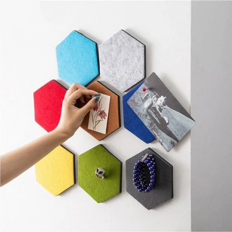 Acoustic Polyester Decoration Wall Portable Honeycomb Studio Acoustic Panels For Studio