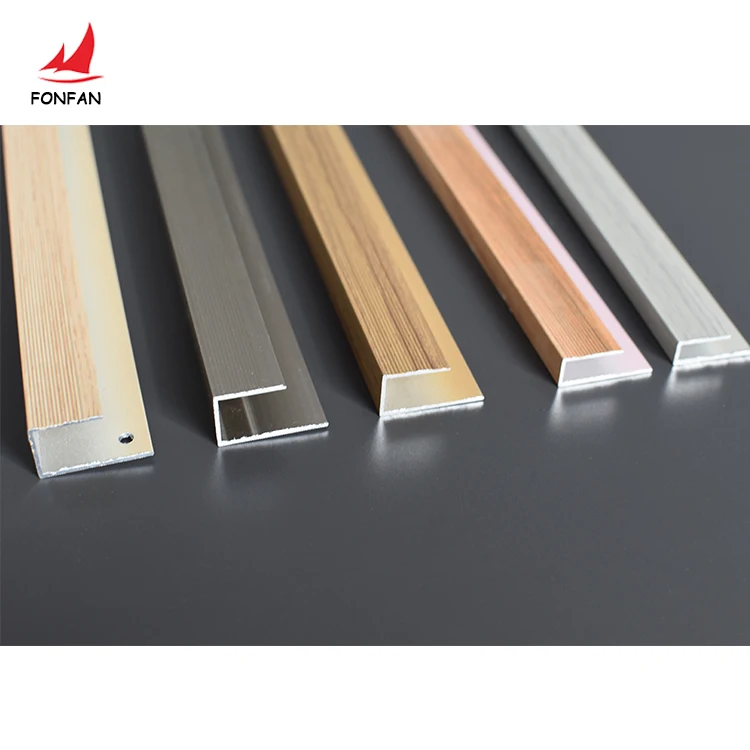 Fashion Waterproof C Shape Tile Edge Trim Kitchen Custom Metal Flexible Ceramic Strips Tile Trim