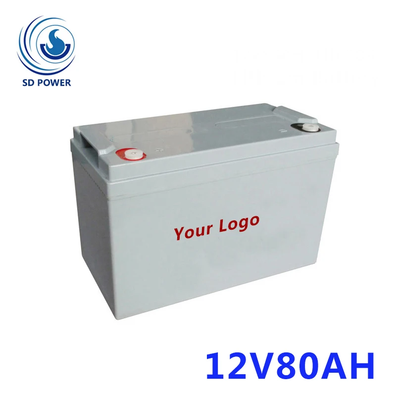 
Bluetooth 5000 deep cycle lipo 12v 80ah li ion battery for electric boat / scooter /bike 