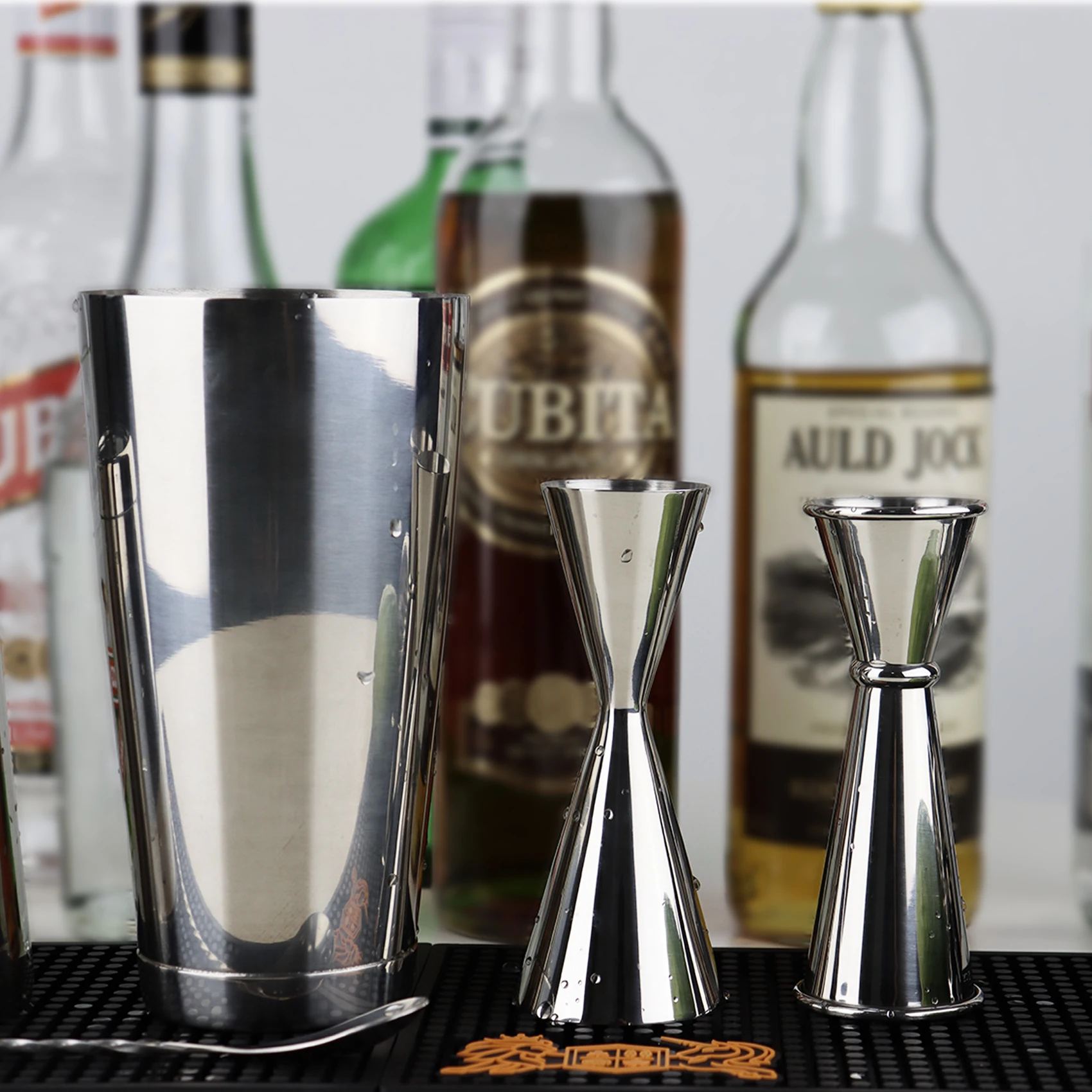 For Amazon Hot sale Popular Stainless Steel Bartender Accessories Bar Tool Cocktail Slim Measure Jigger 1/2oz