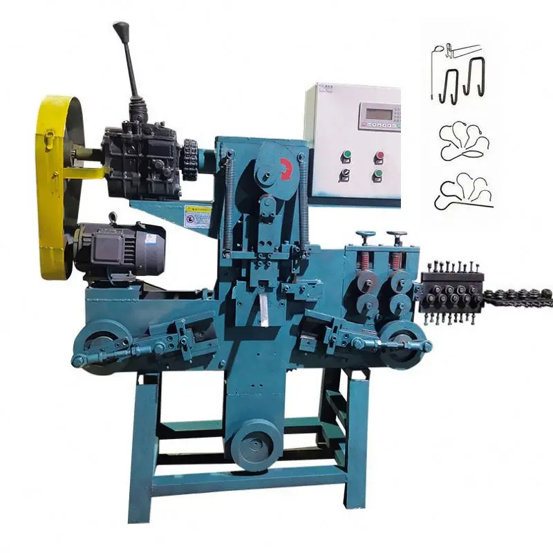 automatic steel wire chain making bending machine 13-18mm chain machine