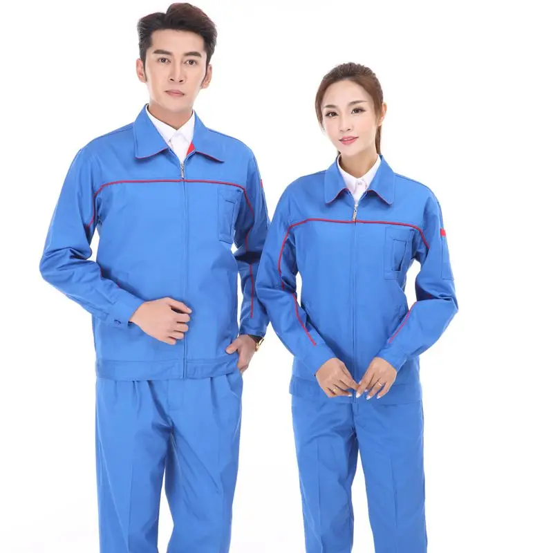 Factory Wholesale 100% Polyester Work Clothes Fashionable Worker Uniform for men and women Workwear