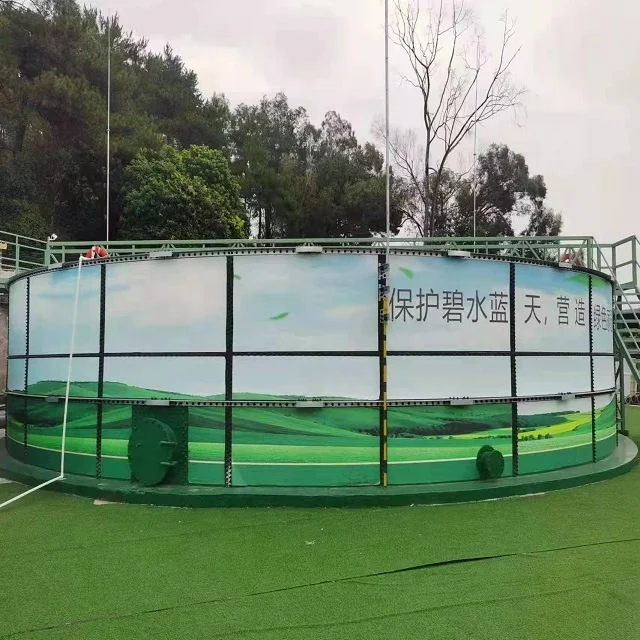 glass fused to steel tank wastewater buffer tank sludge tank