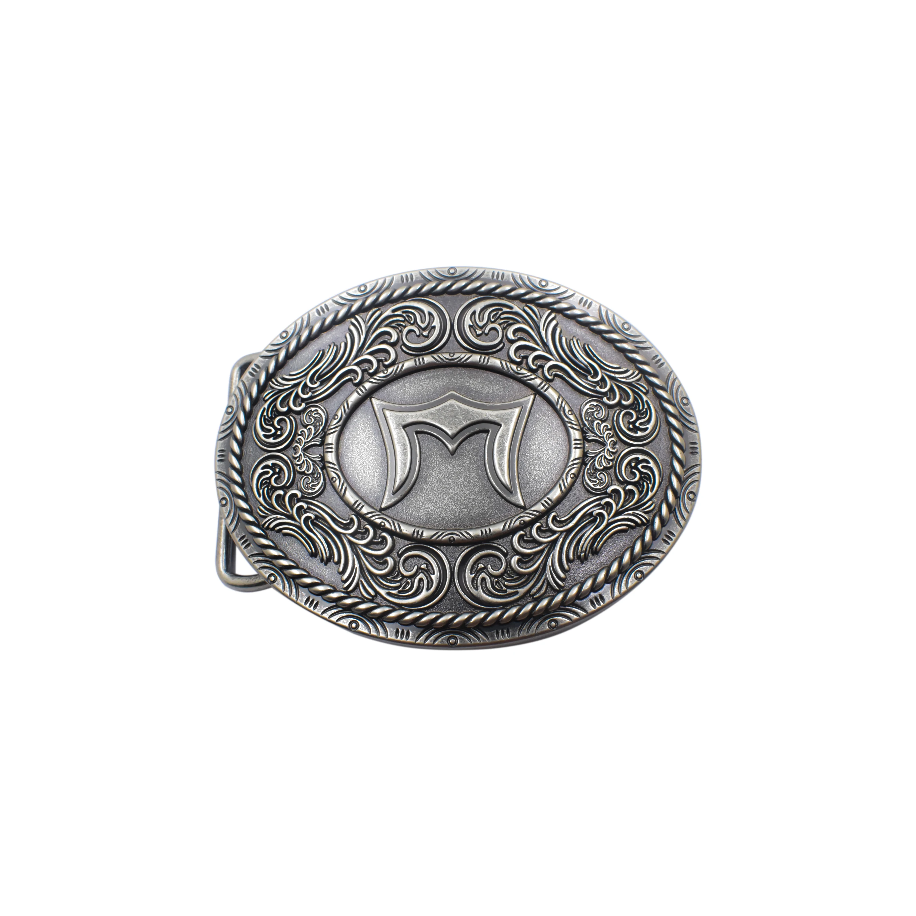 35Mm Automatic Buckles Men Cowboy Ratchet Belt  Zinc Alloy Click Buckle Laser Logo Factory Oem Custom Wholesale Stock
