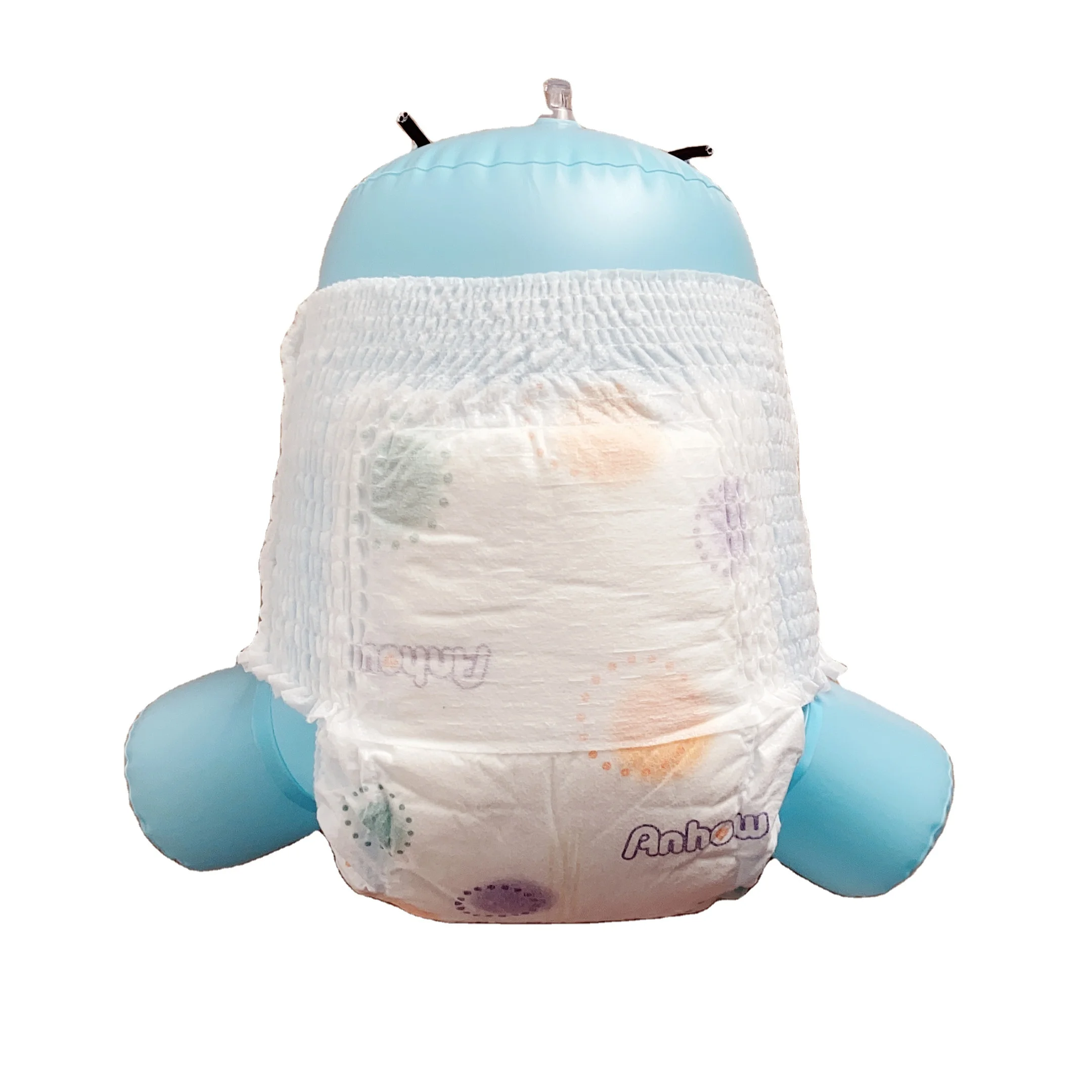 Free Sample New Design Super Absorption Baby Pant Diapers Full Core 002mm ultra Soft Japan Materials a Grade Pull up Baby Diaper
