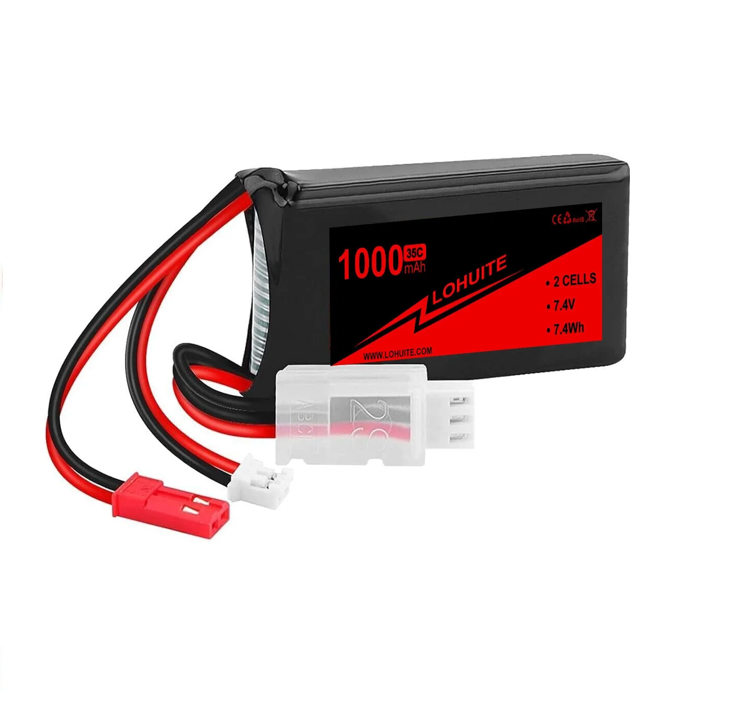 7.4v 2s 1000mah 35C lipo battery for RC Drone Boat FPV car quadcopter