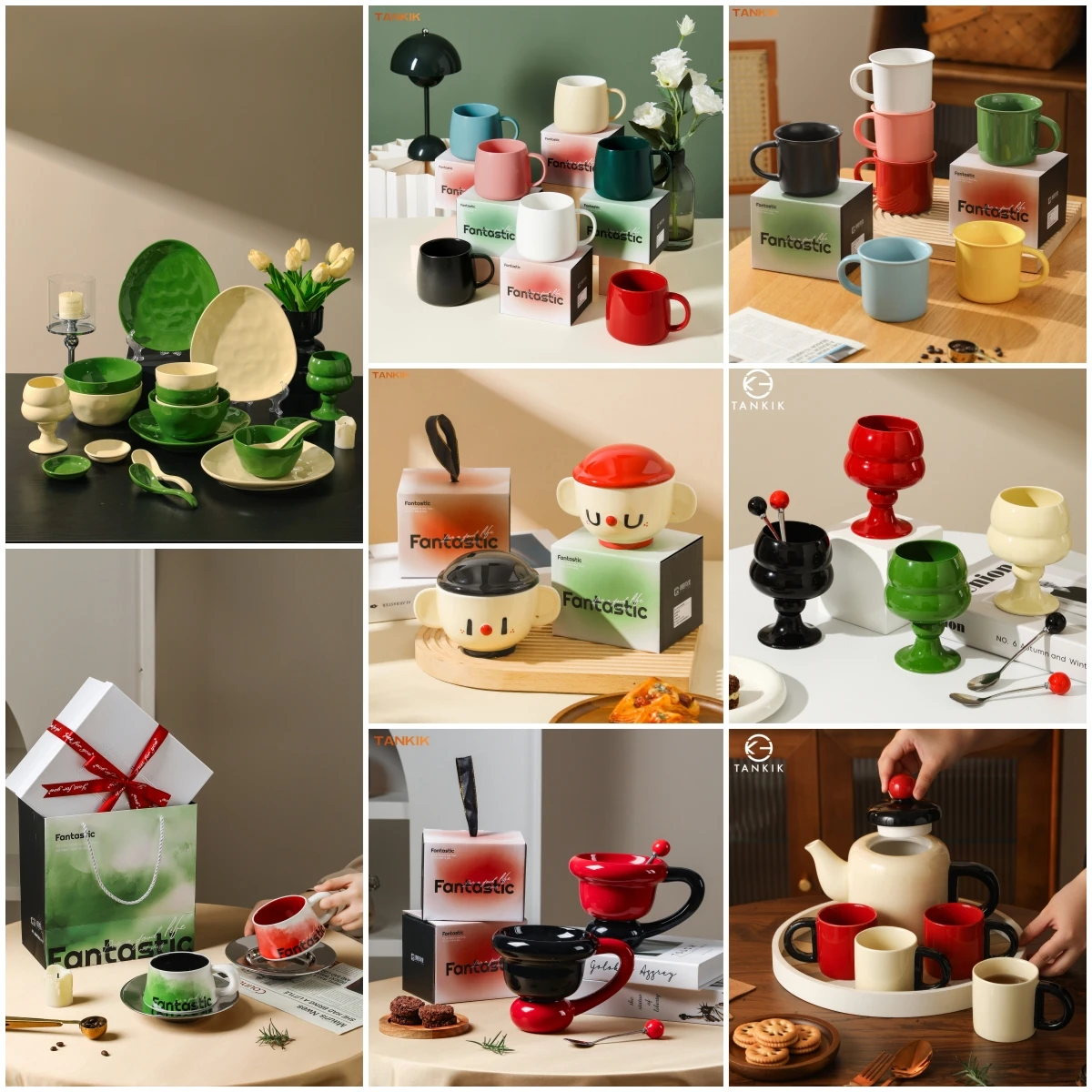 Fantastic Series New 14oz Coffee bell-shape mug Cute Birthday Cake Ice cream dessert  Wedding Gift Ceramic Mug Porcelain Cup
