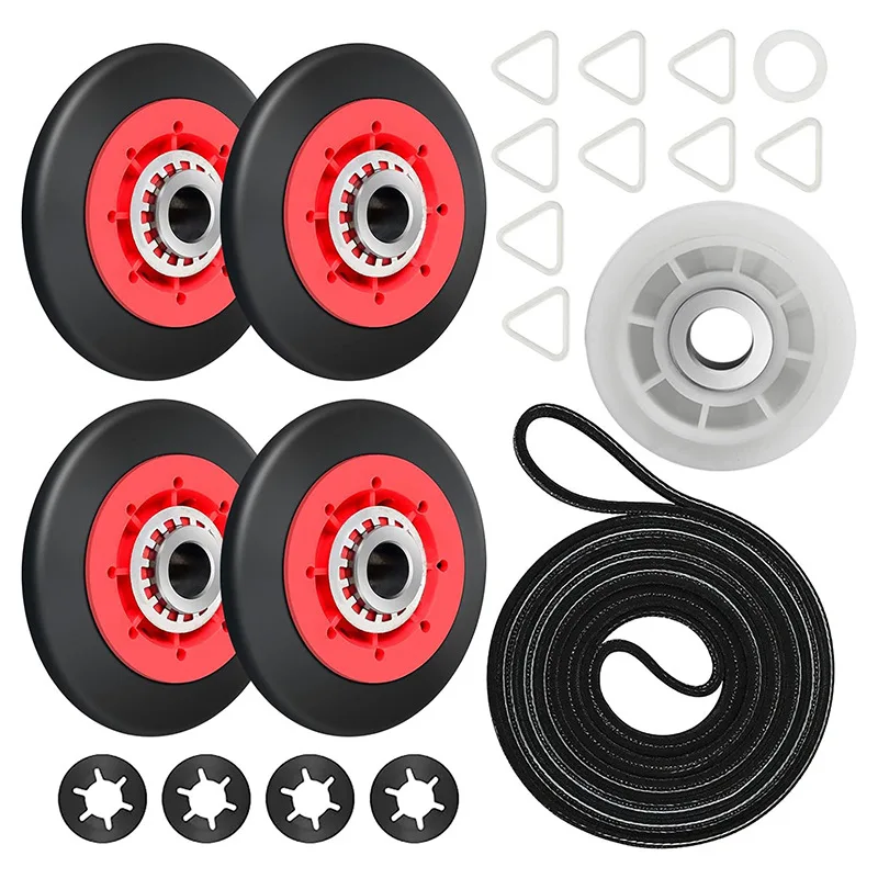 4392067 Dryer Repair Kit WPW10314173 Drum Roller 661570V Belt Replacement PARTS