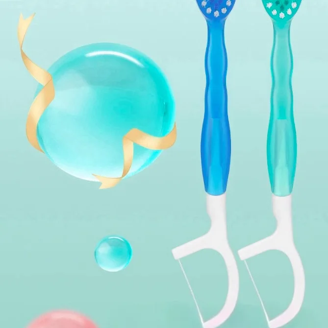 2024 Latest Good Selling New 5 in 1 Paste ToothBrush Disposable and portable bursting bead toothbrush with one brush